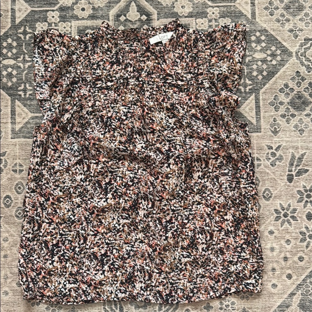 Multicolor Patterned Blouse